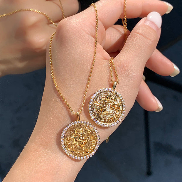 Zodiac-Bling-Halsketten (Wählen Sie Ihr Sternzeichen) - Sternzeichen-Anhänger.de