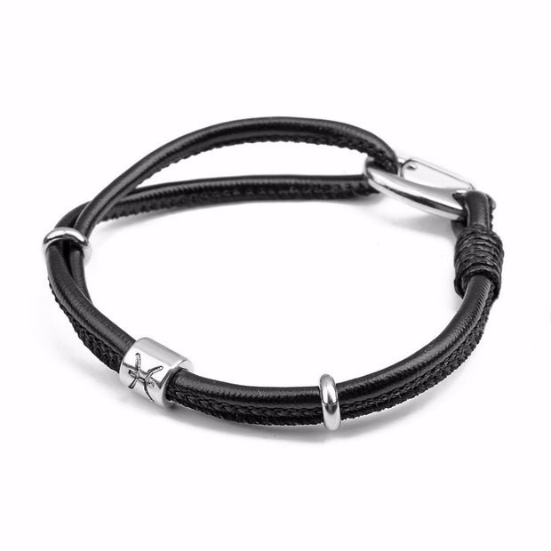 Lederarmbänder mit Sternzeichen (Wählen Sie Ihr Sternzeichen) - Sternzeichen-Anhänger.de