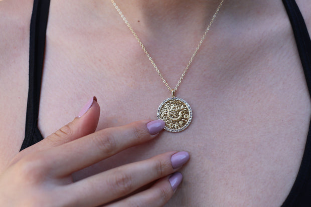 Zodiac-Bling-Halsketten (Wählen Sie Ihr Sternzeichen) - Sternzeichen-Anhänger.de