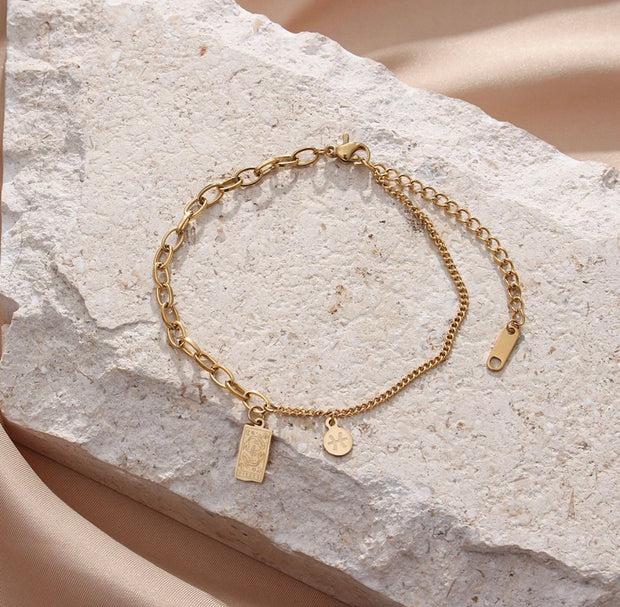 Zodiac-Armband beidseitig - Sternzeichen-Anhänger.de