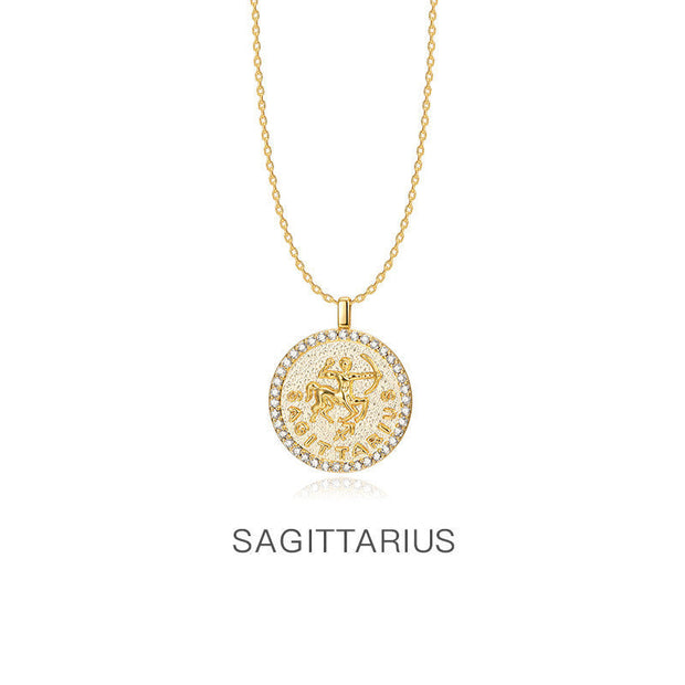 Zodiac-Bling-Halsketten (Wählen Sie Ihr Sternzeichen) - Sternzeichen-Anhänger.de