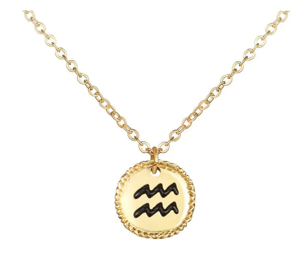 Wassermann-Goldkette - Sternzeichen-Anhänger.de