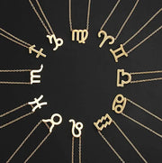 Löwe-Anhänger Halskette mit Karte (Gold/Silber) - Sternzeichen-Anhänger.de