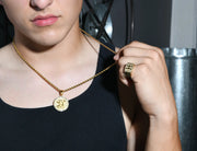 Fische Gold&Bold Herrenring - Sternzeichen-Anhänger.de