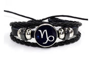 Leder-Astrologie-Armband (Wählen Sie Ihr Zeichen) - Sternzeichen-Anhänger.de