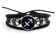 Leder-Astrologie-Armband (Wählen Sie Ihr Zeichen) - Sternzeichen-Anhänger.de