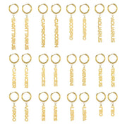 Widder-Gold-Tropfen-Ohrringe - Sternzeichen-Anhänger.de
