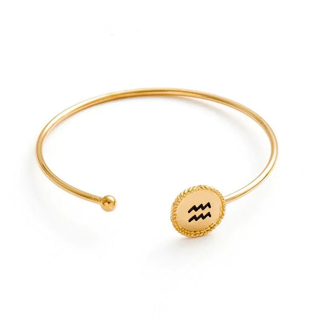 Wassermann Gold-Armband - Sternzeichen-Anhänger.de