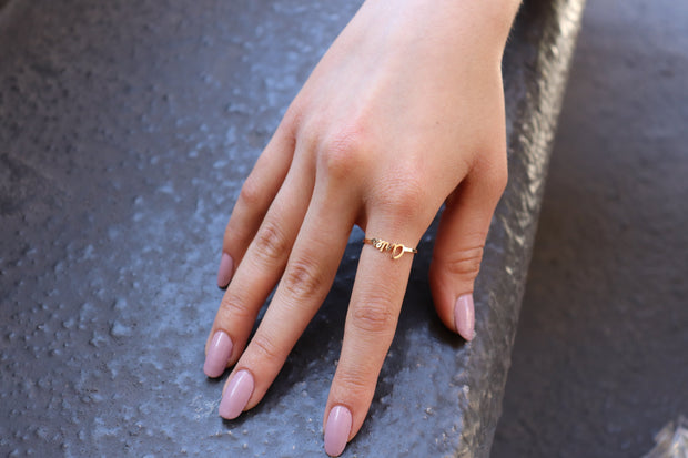 Zodiac Mini-Ringe - Einheitsgröße - (Wählen Sie Ihr Zeichen) - Sternzeichen-Anhänger.de