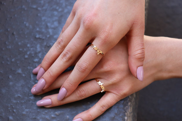 Zodiac Mini-Ringe - Einheitsgröße - (Wählen Sie Ihr Zeichen) - Sternzeichen-Anhänger.de