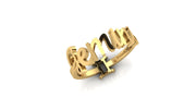 Zwillinge Gold-Wenderring - Sternzeichen-Anhänger.de