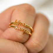 Zodiac Mini-Ringe - Einheitsgröße - (Wählen Sie Ihr Zeichen) - Sternzeichen-Anhänger.de