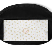 Weiße Sternzeichen-Bauchtasche - Sternzeichen-Anhänger.de