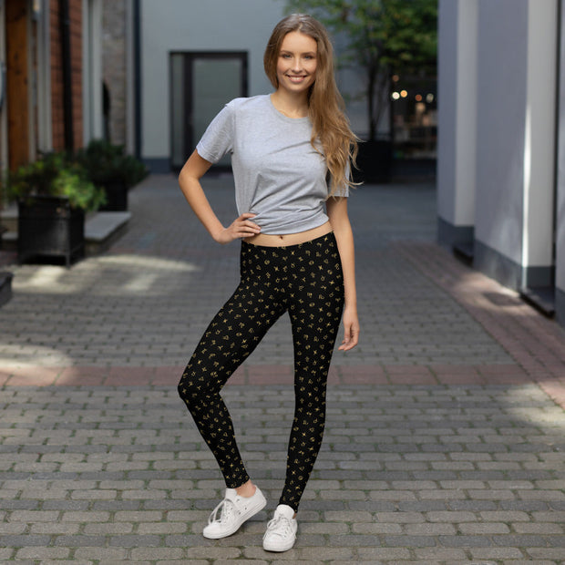 Leggings mit Tierkreis-Logo-Muster - Sternzeichen-Anhänger.de