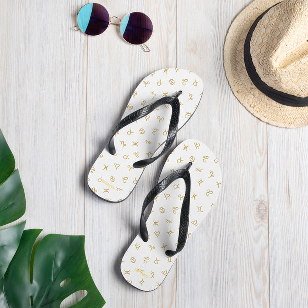 Flip-Flops mit Sternzeichen-Logo - Sternzeichen-Anhänger.de