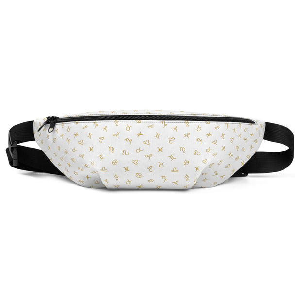 Weiße Sternzeichen-Bauchtasche - Sternzeichen-Anhänger.de