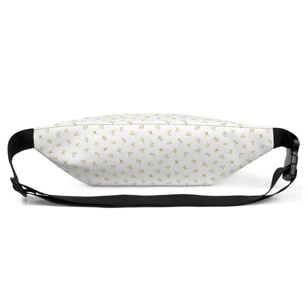Weiße Sternzeichen-Bauchtasche - Sternzeichen-Anhänger.de