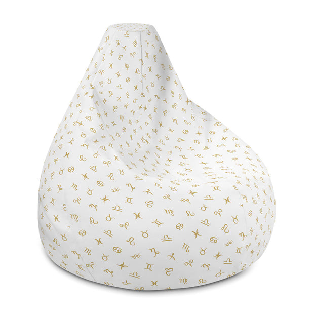 Bean Bag Stuhl mit Sternzeichen-Muster, gefüllt - Sternzeichen-Anhänger.de