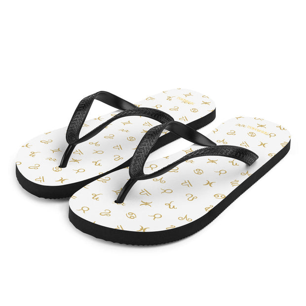 Flip-Flops mit Sternzeichen-Logo - Sternzeichen-Anhänger.de