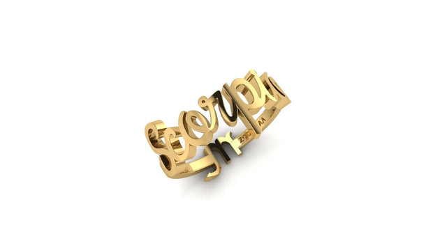Skorpion Gold Wende-Ring - Sternzeichen-Anhänger.de