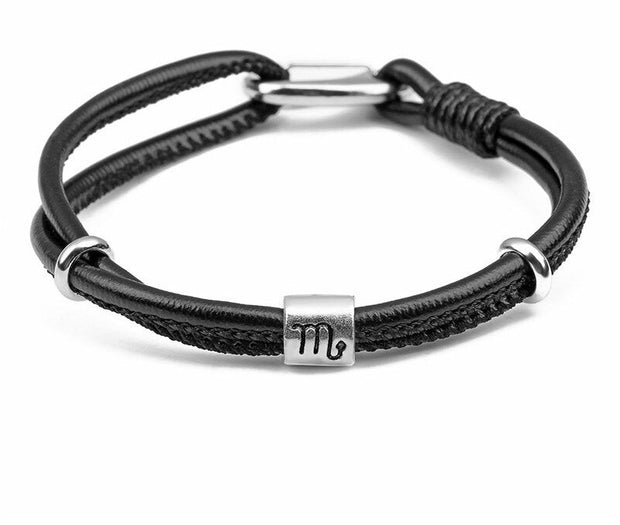 Lederarmbänder mit Sternzeichen (Wählen Sie Ihr Sternzeichen) - Sternzeichen-Anhänger.de